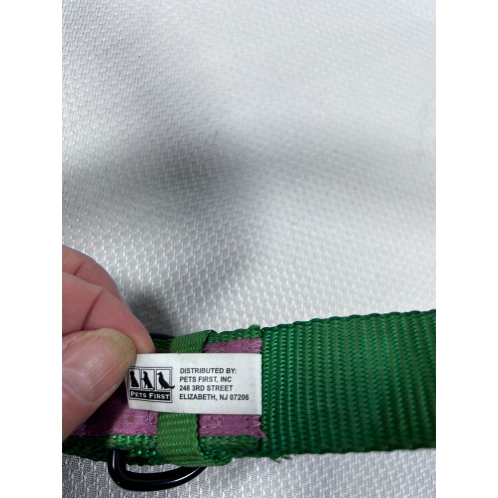 John Deere Dog Collar Large Pink Green Logo Adjustable Pets First Pet Accessory - Picture 4 of 8